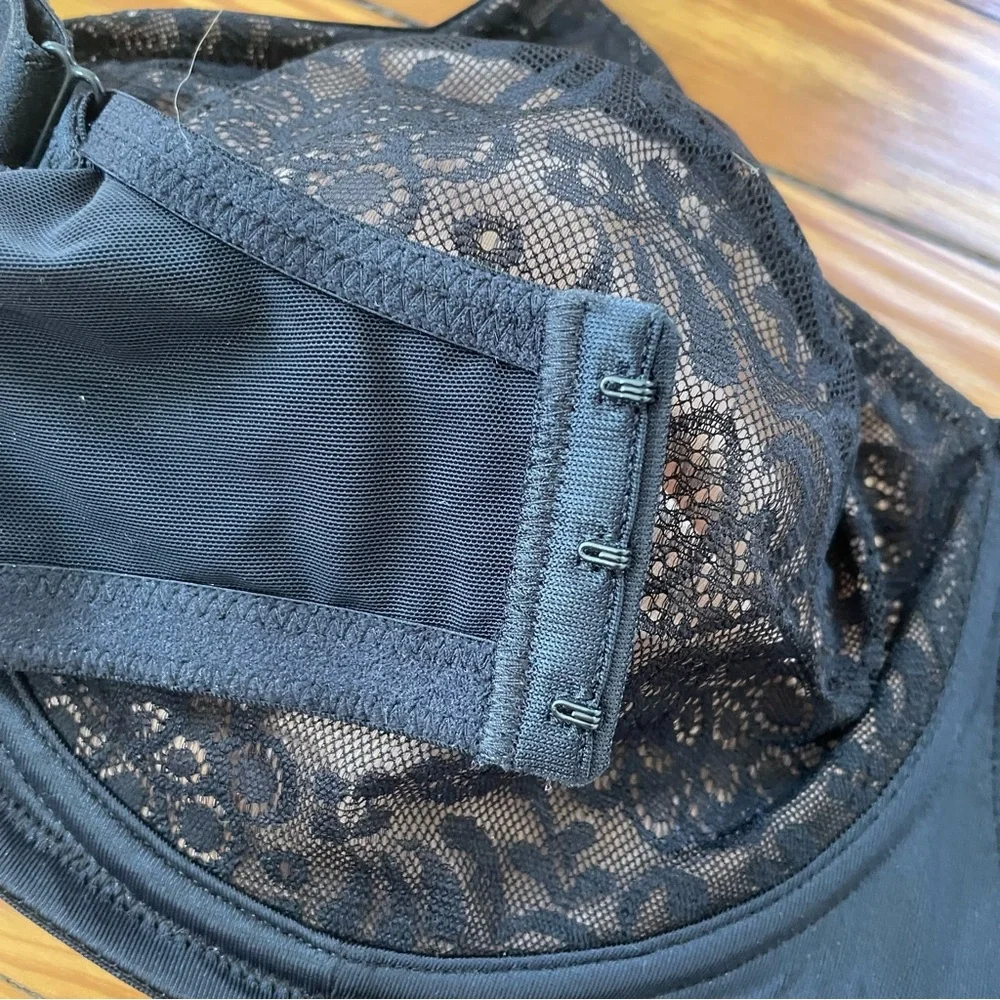 Amoena 1087 Annette Mastectomy Underwire Bra Black NWT - Picture 5 of 7